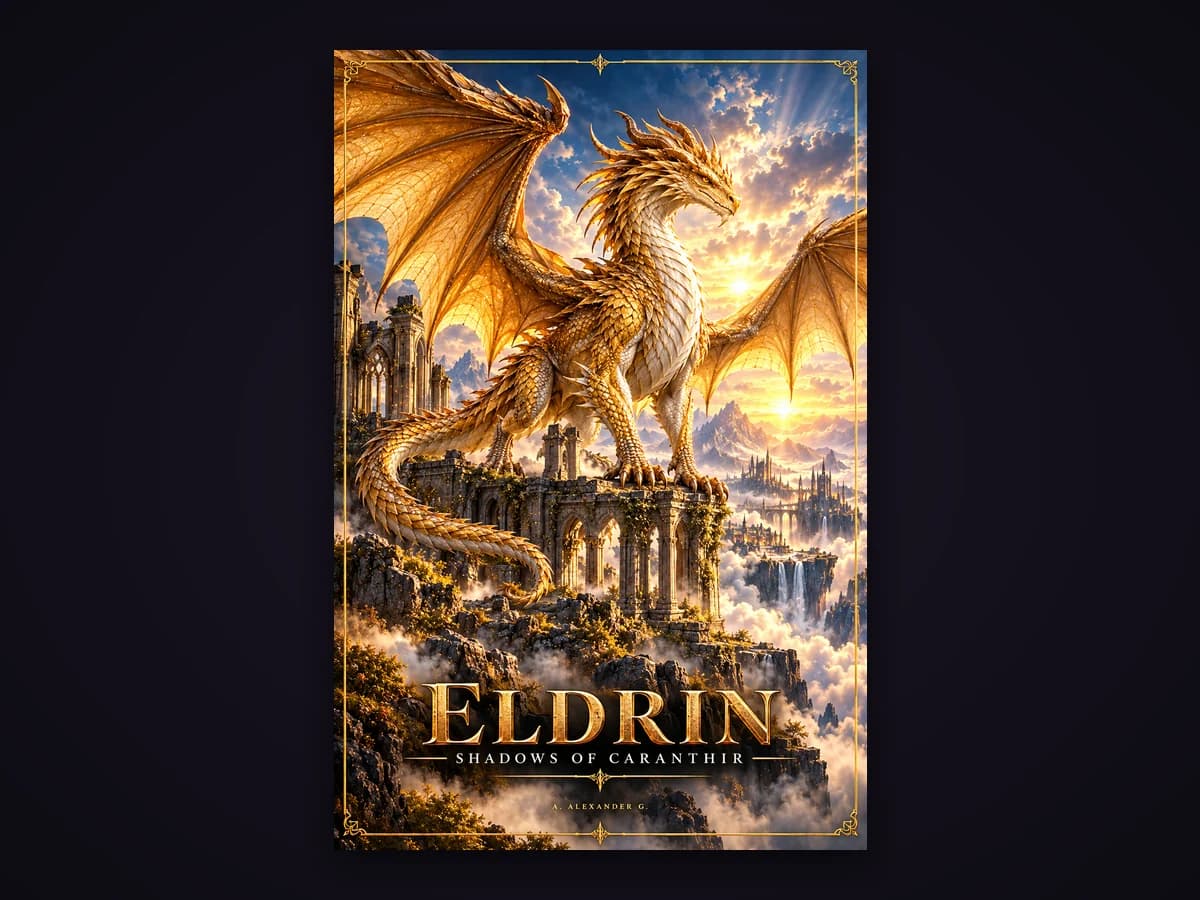 Eldrin, the Gold Dragon Poster