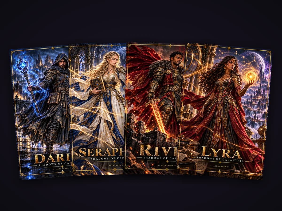 The Four Heroes Poster Set