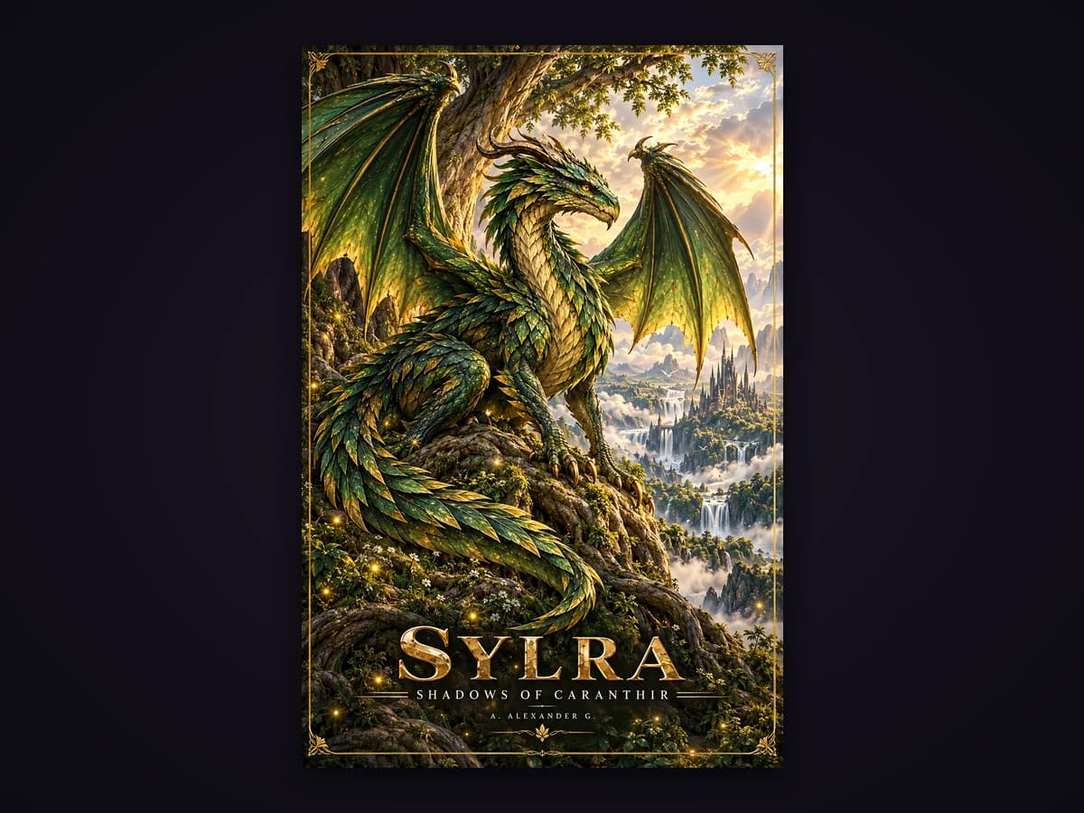 Sylra, the Emerald Dragon Poster