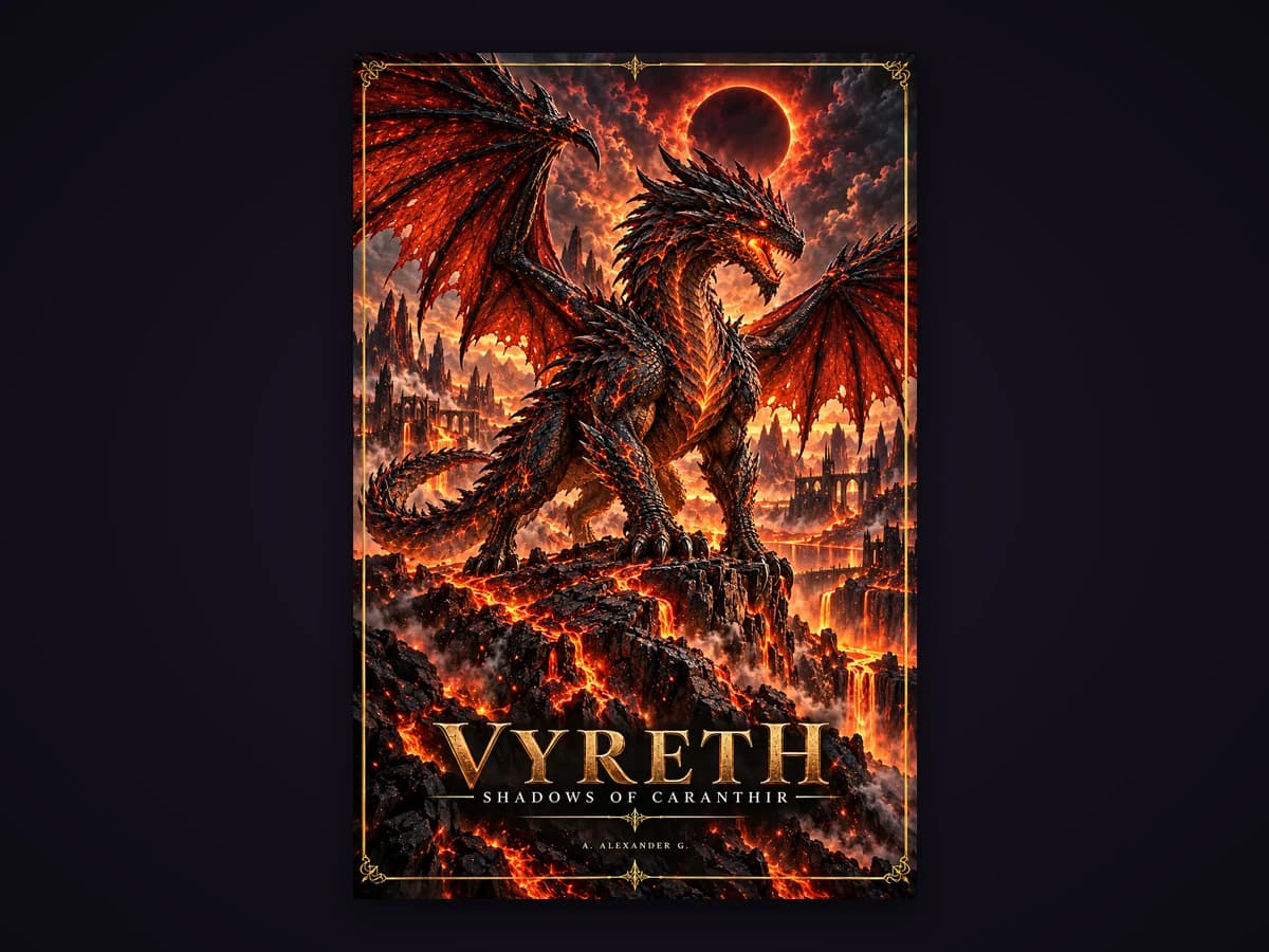 Vyreth, the Volcanic Dragon Poster